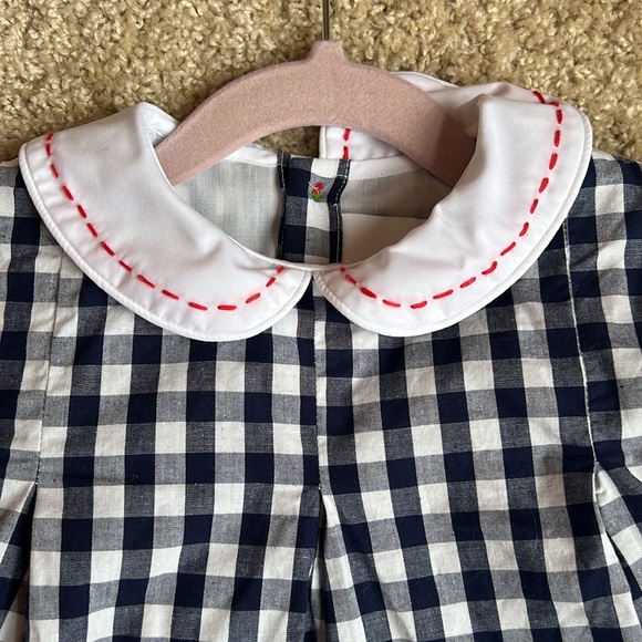The Proper Peony 3t blue checked dress - Picture 2 of 3